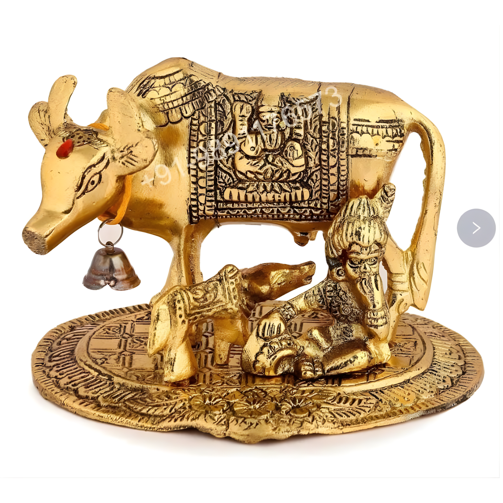 GOLD PALTED COW AND CALF